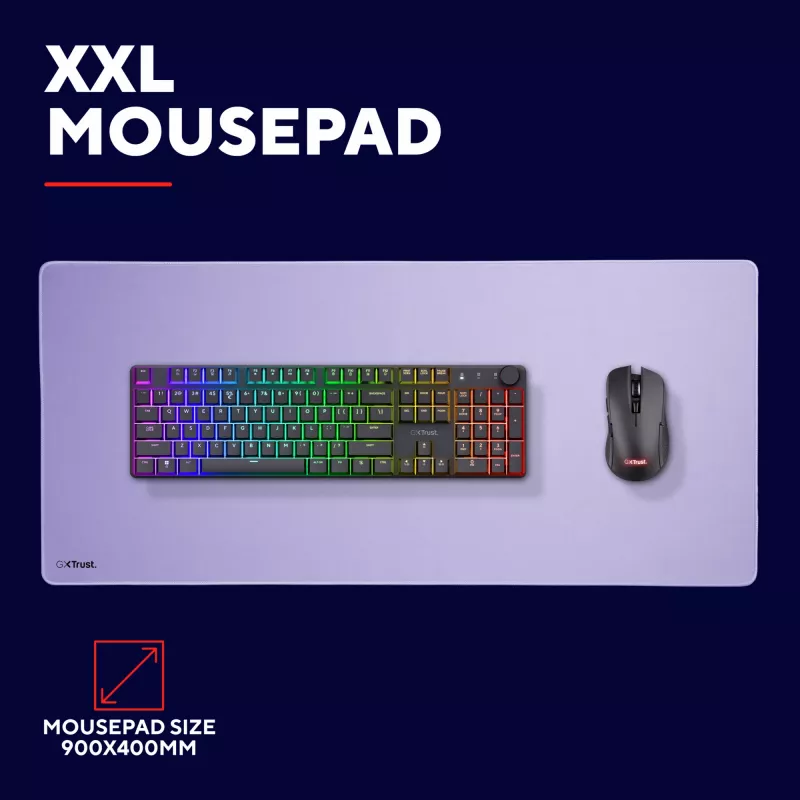 Trust GXT 759P gaming podložka pod myš fialová