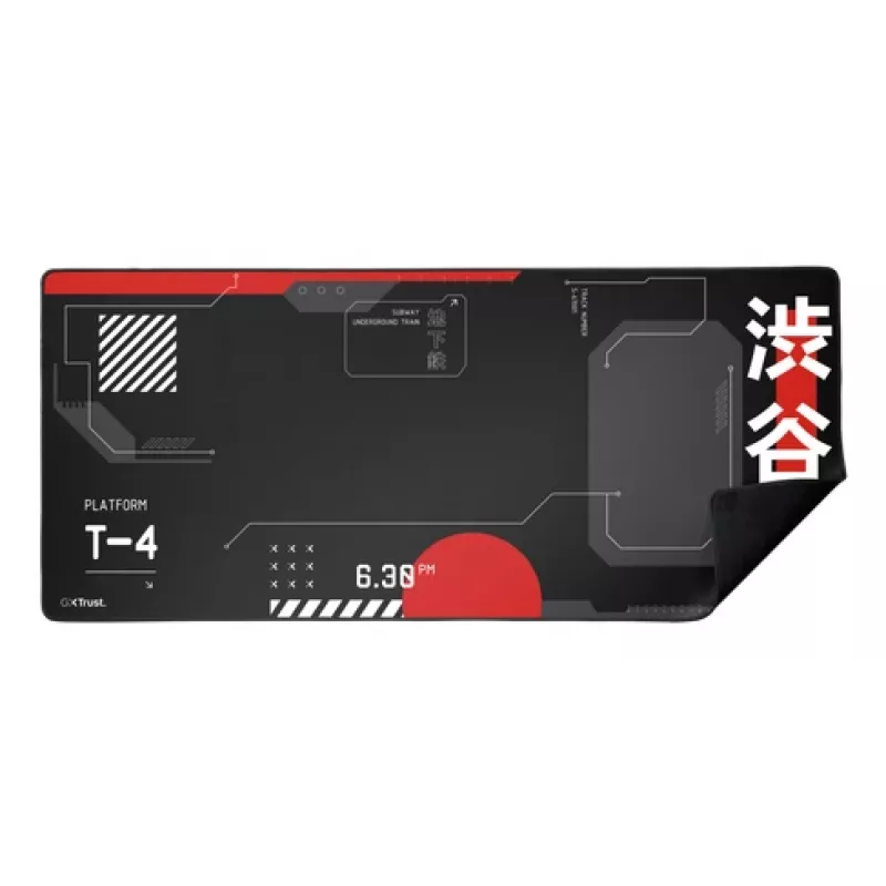 Gaming podložka pod myš TRUST GXT 759 XXL — 900×400 mm, PET, čierna/červená