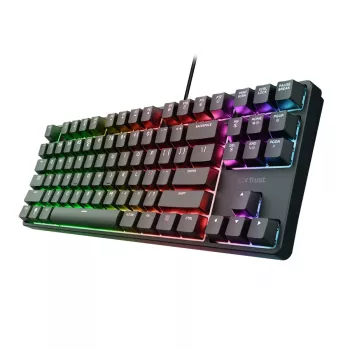 Trust GXT 864 Cada klávesnica gaming USB QWERTY anglická čierna