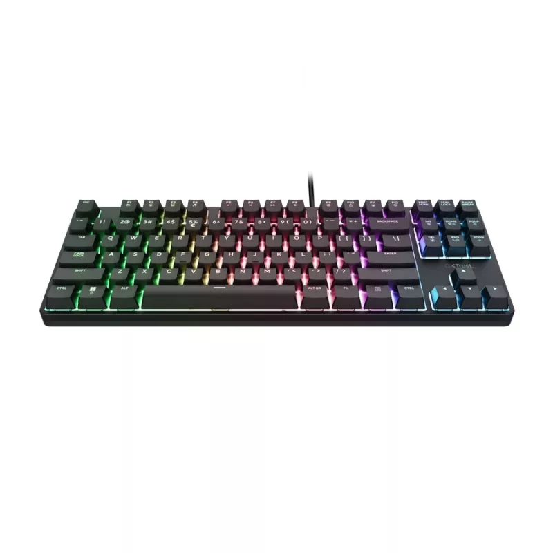 Trust GXT 864 Cada klávesnica gaming USB QWERTY anglická čierna