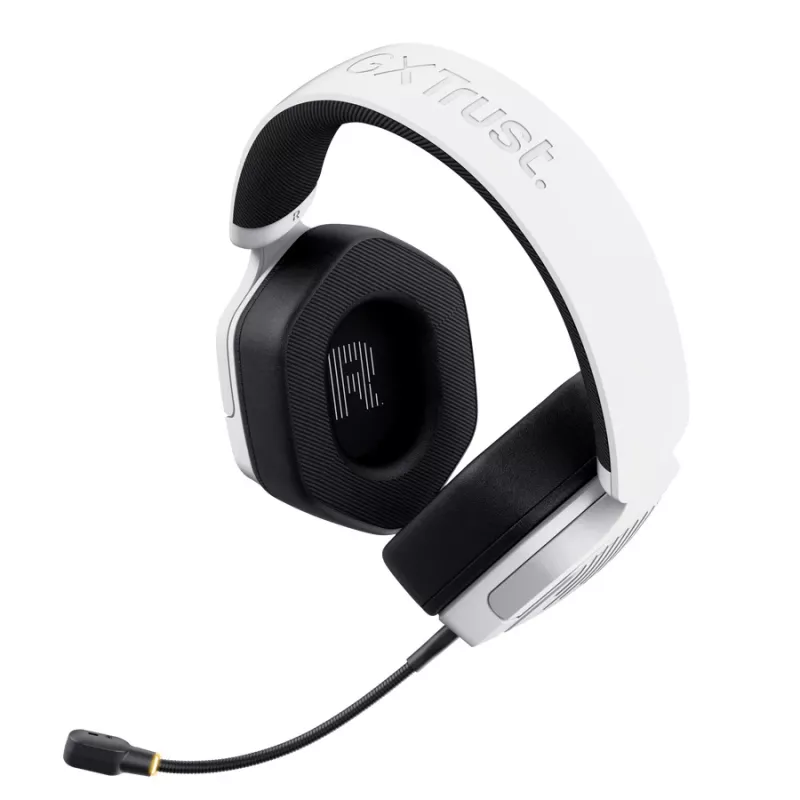 Trust GXT 493PS Carus Headset káblový & bezdrôtový s hlavovým mostom gaming Bluetooth biela