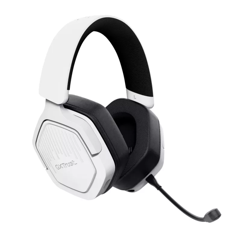 Trust GXT 493PS Carus Headset káblový & bezdrôtový s hlavovým mostom gaming Bluetooth biela