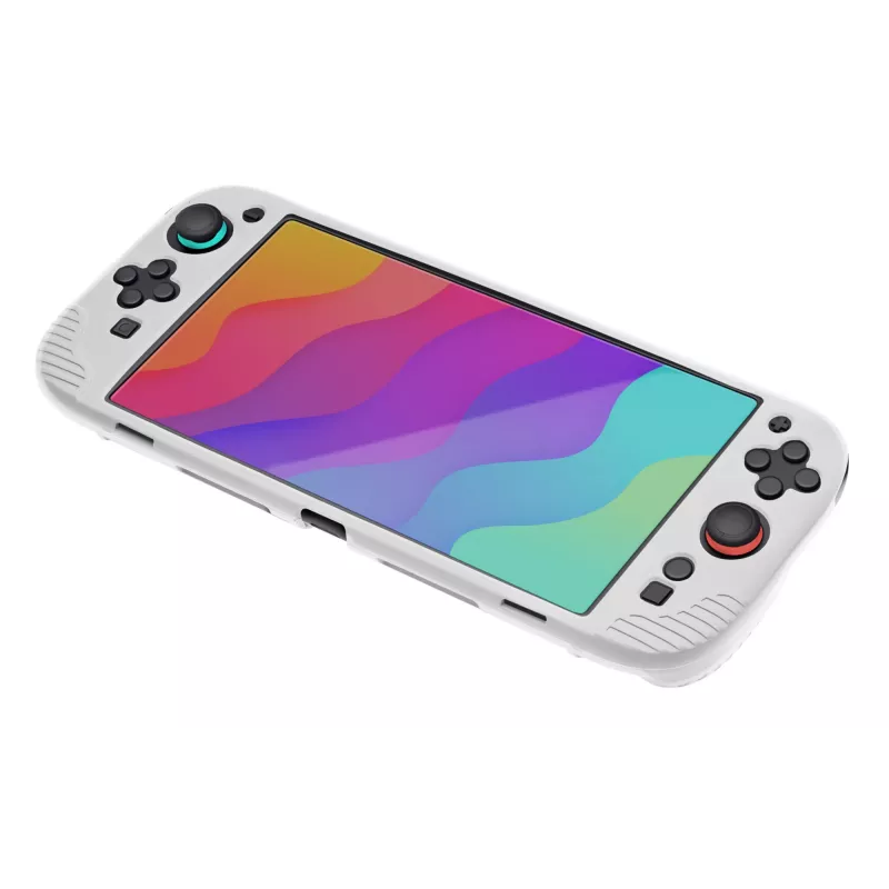Trust GXT 1253W silikónové puzdro s úchytom pre Nintendo Switch 2 biele