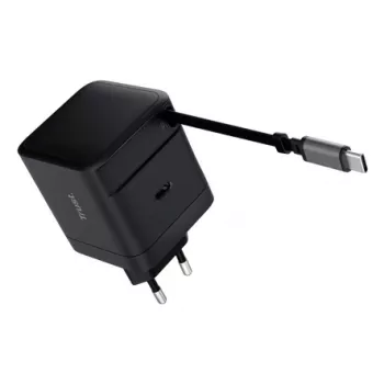 TRUST nabíjačka Maxo 65W USB-C so 67 cm zvinovacím káblom