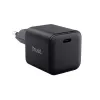 Nabíjačka TRUST Maxo ultra malá 65W GaN USB-C čierna s 2m káblom