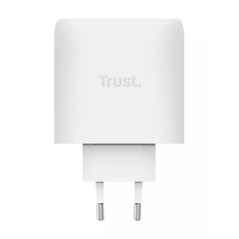 TRUST Maxo 65W interiérová AC rýchlonabíjačka, 3x USB-C, max. 20 V, 2 m kábel, biela