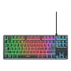 Trust GXT 833 Thado TKL klávesnica gaming USB AZERTY belgická čierna