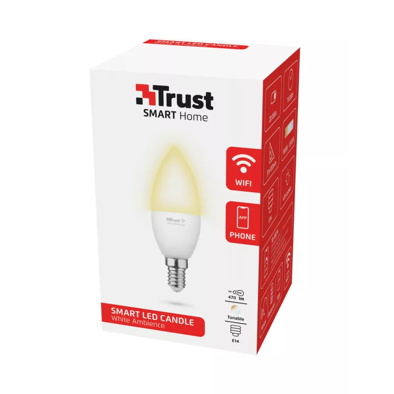 Trust 71284 smart osvetlenie smart žiarovka Wi-Fi