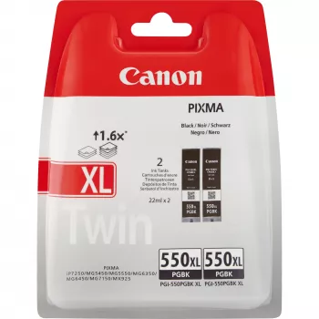 Canon PGI-550BK čierna atramentová kazeta (dvojbalenie)