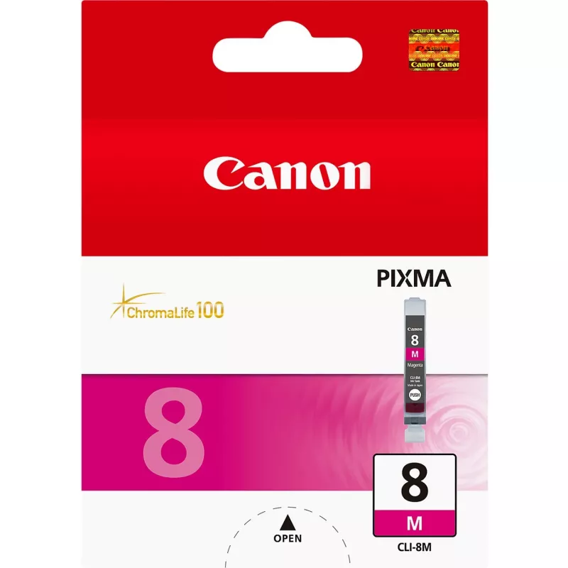Canon CLI-8M w/Sec atramentová kazeta 1 ks originálna purpurová