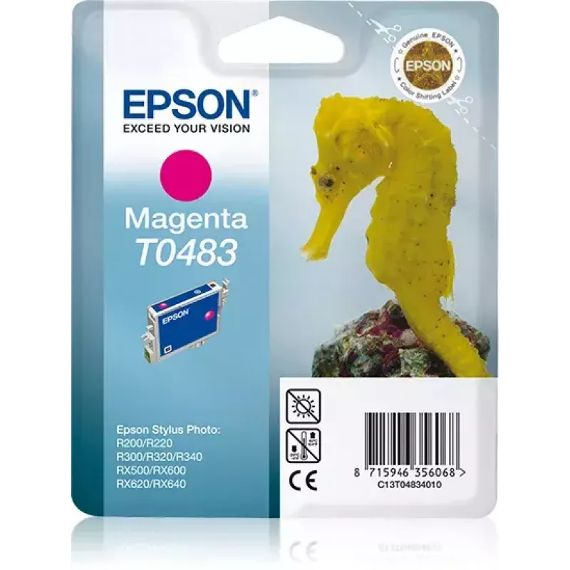 Atramentová kazeta Epson T0483 C13T04834010 purpurová