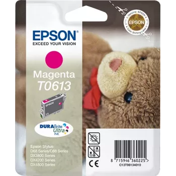 Epson Teddybear jednobalenie purpurová T0613 DURABrite Ultra atrament