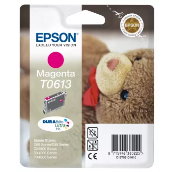 Epson Teddybear jednobalenie purpurová T0613 DURABrite Ultra atrament