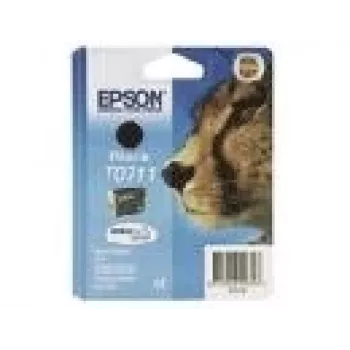 Epson Cheetah jednobalenie čierna T0711 DURABrite Ultra atrament, čierna, pigmentový atrament, 1 ks