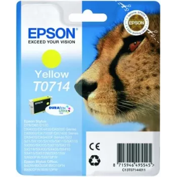 Epson Cheetah jednobalenie žltá T0714 DURABrite Ultra atrament