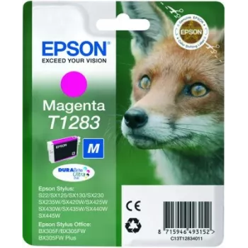 Epson Fox jednoduché balenie purpurová T1283 DURABrite Ultra atrament
