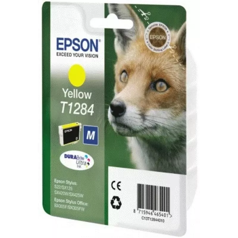 Epson Fox jednoduché balenie žltá T1284 DURABrite Ultra atrament