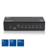 ACT 5x 1 HDMI switch, podpora 3D a 4K, HDMI, čierny, 60 Hz, 2160p, indikátor prevádzky, 203 mm