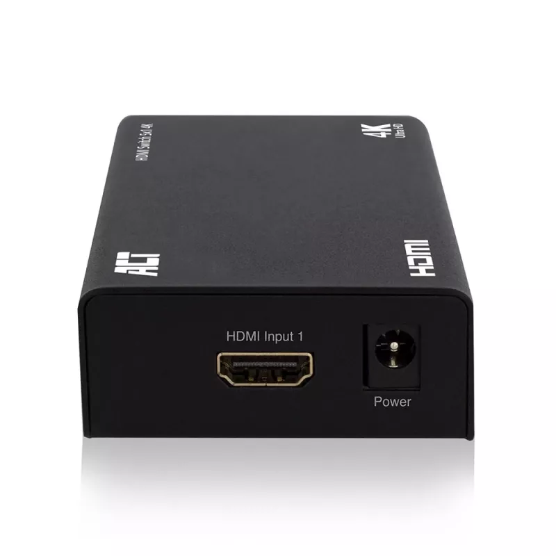 ACT 5x 1 HDMI switch, podpora 3D a 4K, HDMI, čierny, 60 Hz, 2160p, indikátor prevádzky, 203 mm