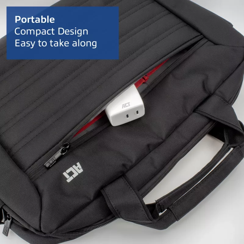 ACT USB-C nabíjačka 65W 2-port s Power Delivery PPS a GaNFast
