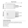 ACT USB-C nabíjačka 65W 2-port s Power Delivery PPS a GaNFast