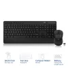 ACT bezdrôtová sada klávesnice a myši (Azerty), tichý klik, ekologická, z recyklovaných materiálov
