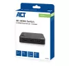 ACT 4K HDMI switch 5 in, 1 out, HDMI, čierny, 2160p, 18 Gbit/s, 4096 x 2160 pixelov, 4K Ultra HD