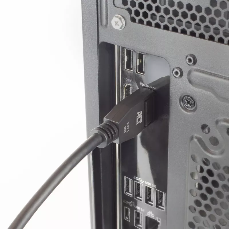 ACT AK4081 DisplayPort kábel 1 m čierny