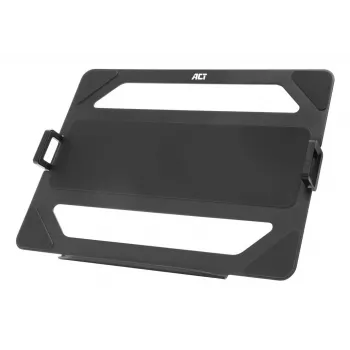 ACT univerzálna podložka na notebook pre monitorové ramená, čierna, oceľ, 29,5 cm (11,6