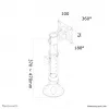 Neomounts FPMA-D025SILVER držiak monitora 10–30 palcov – naklápací