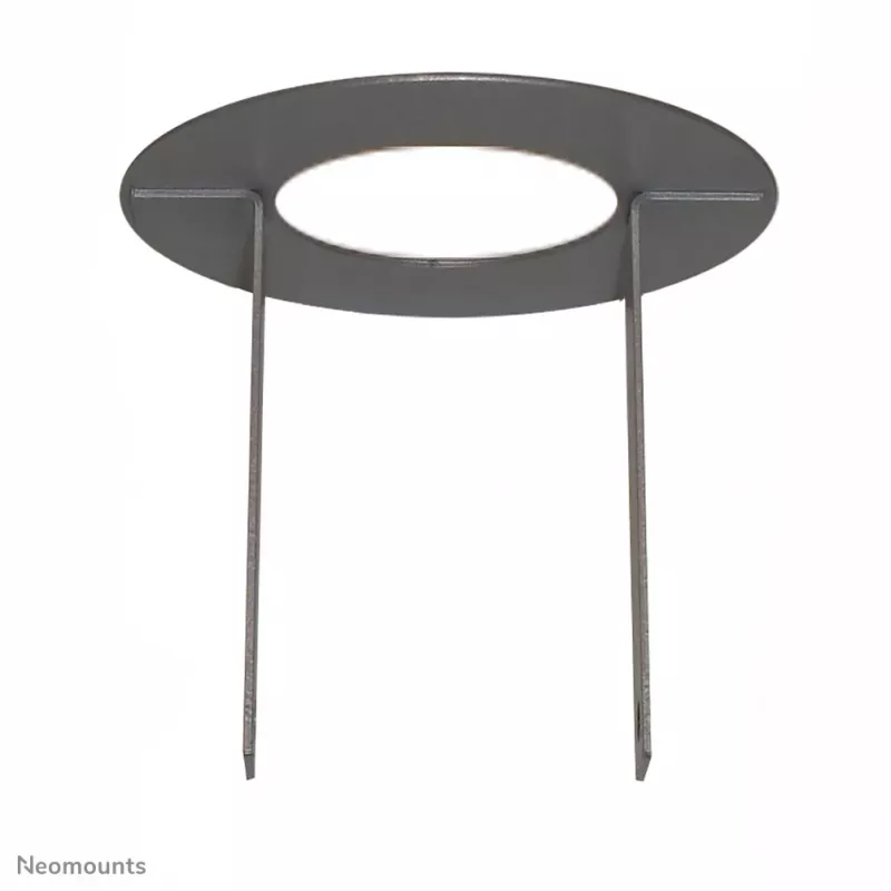 Neomounts FPMA-CRS5 stropný kryt – priem. 52 mm, strieborný, oceľ, strop, FPMA-C100, FPMA-C100SILVER, 2 mm, 5,2 cm