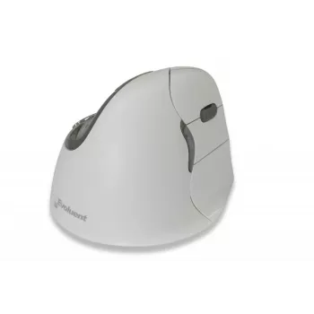 BakkerElkhuizen Evoluent 4 Bluetooth biela, pravá ruka, vertikálny dizajn, laser, Bluetooth, 2600 DPI, biela