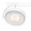 Nadstavbový LED spot Signify Philips Dimmable Clockwork 6,5W, 500 lm, 2700 K, IP20, biela