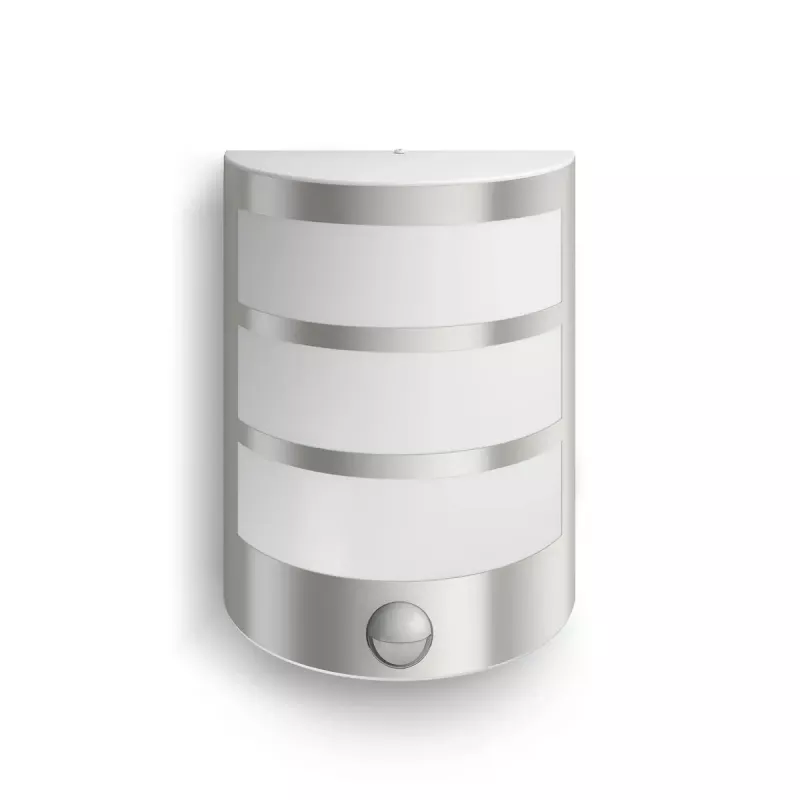 Vonkajšie nástenné svietidlo Philips myGarden Python 5,5 W LED, nehrdzavejúca oceľ/biela, IR senzor, 220–240 V