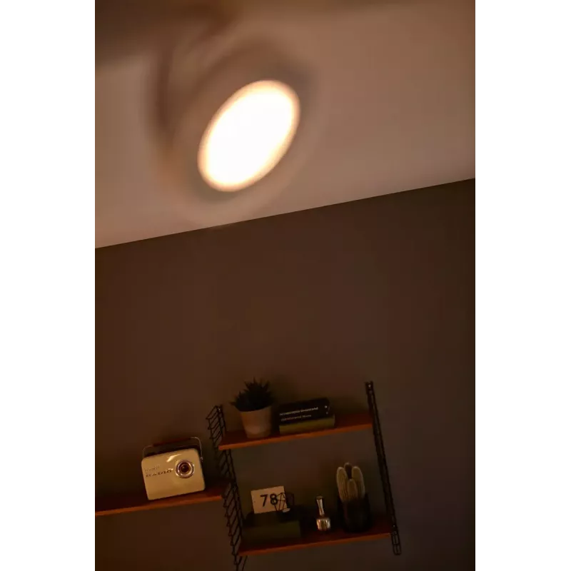 Philips WarmGlow LED Clockwork stropné/nástenné svietidlo 4x LED, 18 W celkom, 2700 K, 2000 lm, stmievateľné, IP20, biela