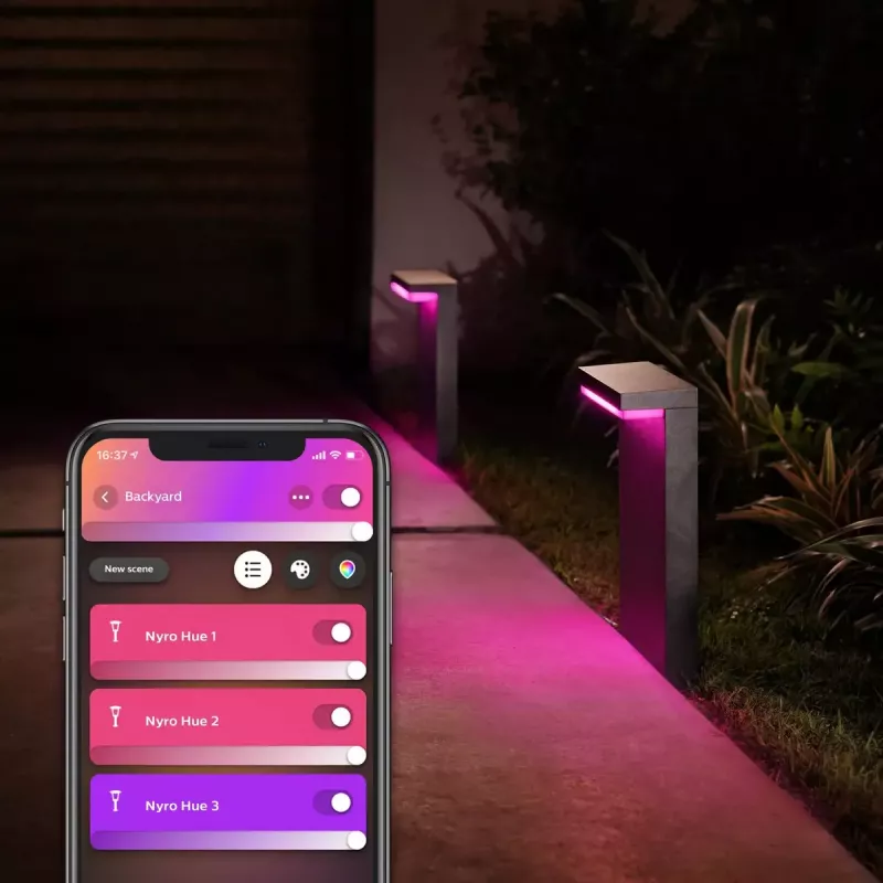 Philips Hue White and colour ambience Nyro vonkajšie nástenné svietidlo