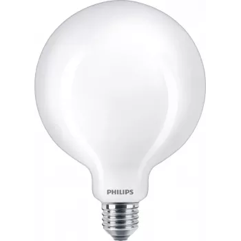 Philips Filament žiarovka matná 100W G120 E27, 10.5 W, 100 W, E27, 1521 lm, 15000 h, teplá biela