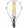 Philips Filament sviečka číra 60W P45 E14 6,5W teplá biela 806lm