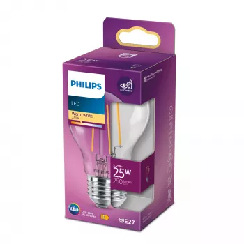 Philips LED zdroj teplá biely 2700 K 2,2 W E27 E