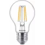 Philips Filament žiarovka číra 40W A60 E27 x3, 4,3 W, 40 W, E27, 470 lm, 15000 h, teplá biela