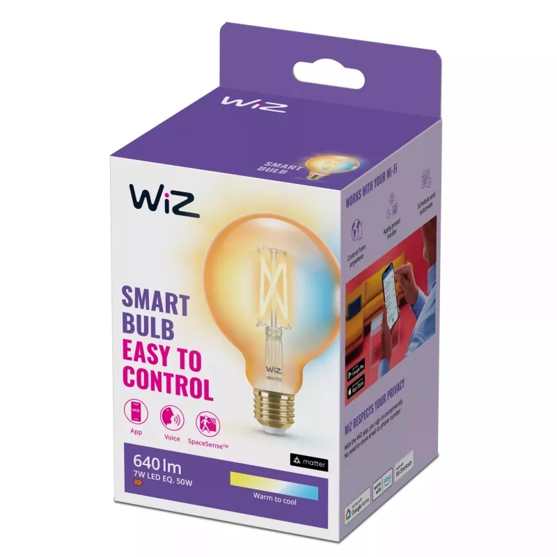 Inteligentná žiarovka WiZ 929002418101 Wi-Fi 6,7 W E27 220-240 V