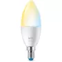 Inteligentná žiarovka WiZ Candle 40 W C37 E14 Wi-Fi biela