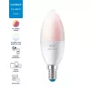 Inteligentná žiarovka WiZ Candle 40 W C37 E14 Wi-Fi biela energetická trieda F