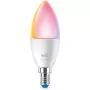 Inteligentná žiarovka WiZ Candle 40 W C37 E14 Wi-Fi biela energetická trieda F