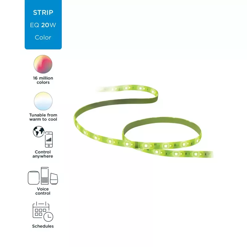 Inteligentný svetelný pás WiZ 929002524801 Wi‑Fi/Bluetooth 20 W biela