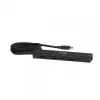 USB-C na HDMI hub CLUB3D 7-1 — káblový, Gigabit Ethernet, čierny, 136×34×94,5 mm