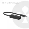 USB-C na HDMI 2.1 adaptér Club 3D CAC-2505 — 8K@60Hz, USB Type-C na HDMI + USB, 0,12 m