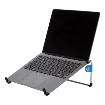 R-Go Tools R-Go Steel Basic stojan na notebook, strieborný, strieborná, oceľ, 25,4 cm (10 palcov), 55,9 cm (22 palcov), 5 kg, 0 - 110 mm
