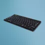 Ergonomická klávesnica R-Go Tools R-Go Compact Break, kompaktná klávesnica so softvérom na prestávky, AZERTY (FR), Bluetooth, čierna