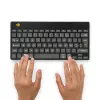 Ergonomická klávesnica R-Go Tools R-Go Compact Break, kompaktná klávesnica so softvérom na prestávky, AZERTY (FR), Bluetooth, čierna
